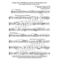 O Little Town of Bethlehem & Once in Royal David's City - Clarinet descants