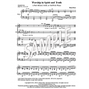 Worship in Spirit and Truth (2-part Mixed, SAB, or SATB & Piano)