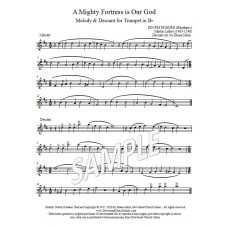 A Mighty Fortress (Rhythmic) - Trumpet melody & descant
