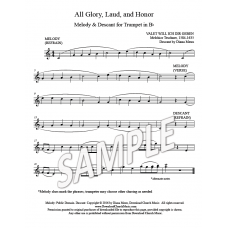 All Glory, Laud, and Honor - Trumpet descant (LSB)