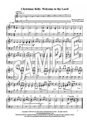 Carol of the Bells 2 octave handbells