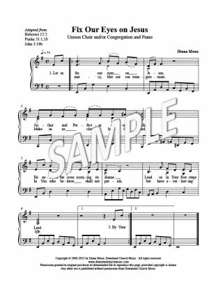 Fix Our Eyes on Jesus