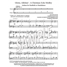 Gloria, Alleluia! - A Christmas Echo Medley (HB or Chimes, 2 oct)