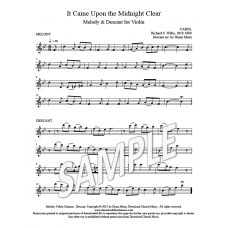 It Came Upon the Midnight Clear - Violin descant
