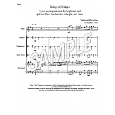 King of Kings (Keyboard accompaniment with optional flute and percussion)