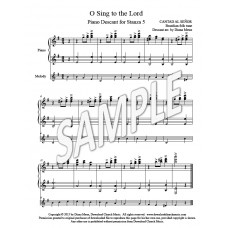 O Sing to the Lord - Piano descant