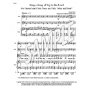 Sing a Song of Joy to the Lord  (Unison/2-part choir, piano, optional flute, violin, drum)