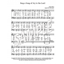 Sing a Song of Joy to the Lord - hymn format