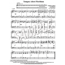 Tempus Adest Floridum (Gentle Mary...Tune) (HB - 3 oct)
